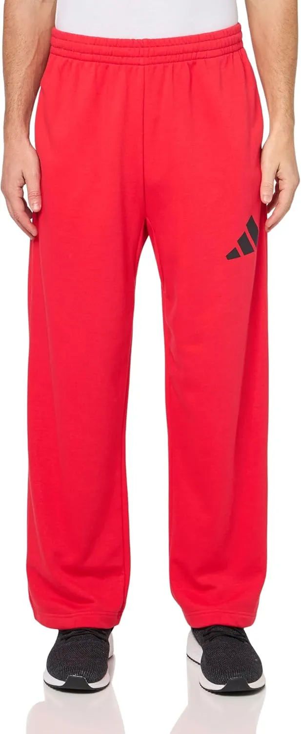 adidas Men's Essential 3-Bar Wide Leg Pants