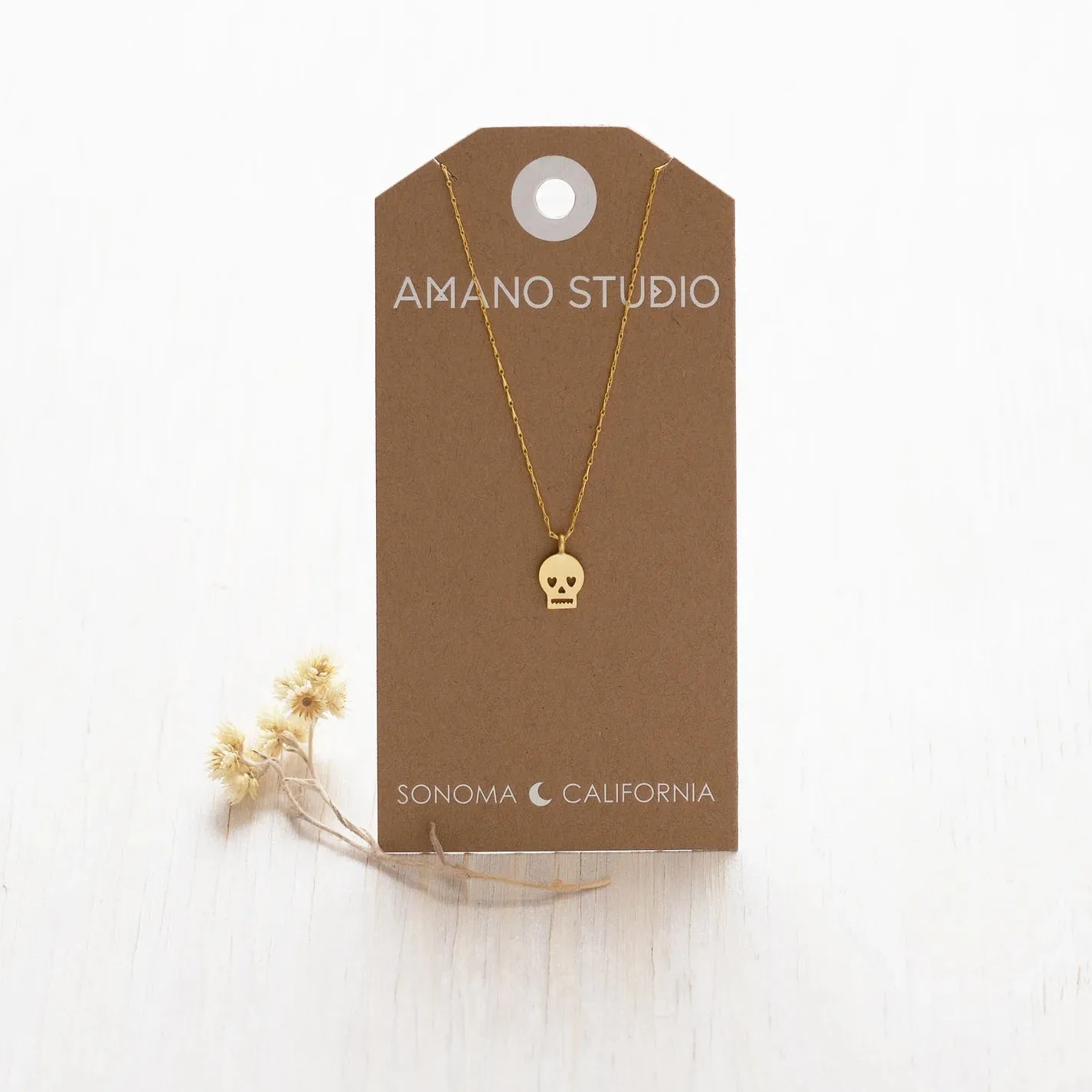 Amano Studio Tiny Skull Necklace