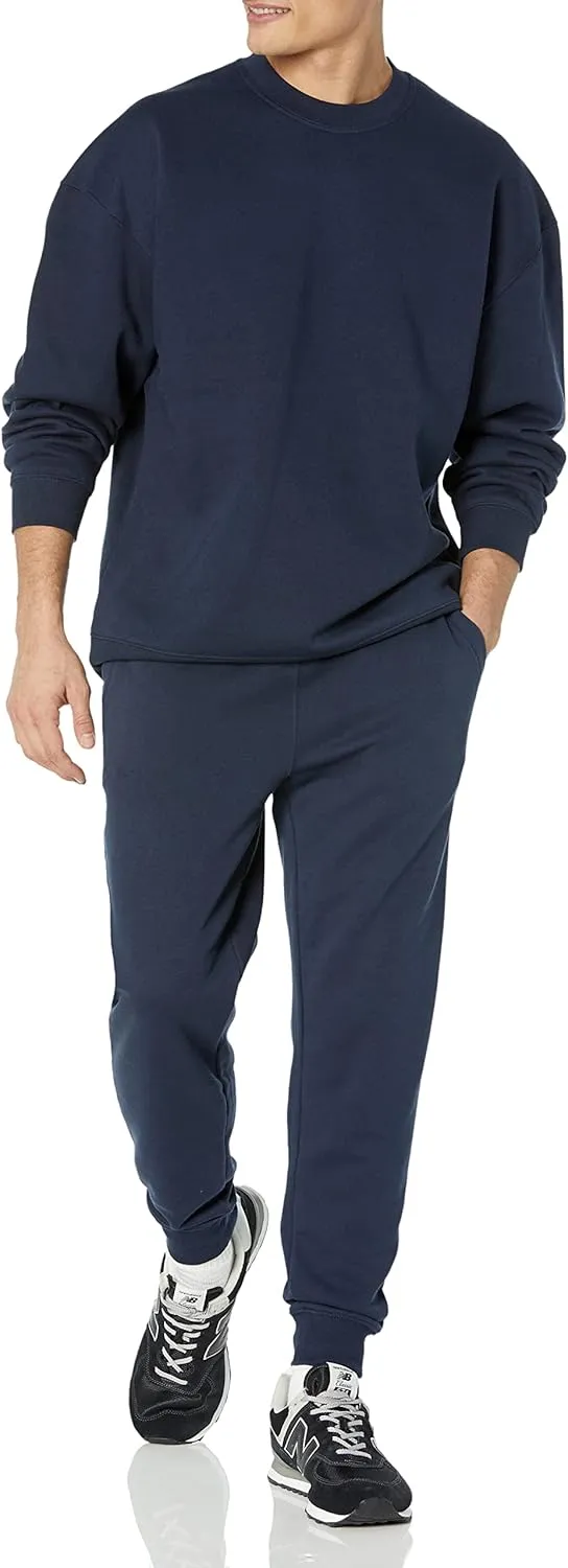Amazon Essentials Men's Oversized-Fit Crewneck Sweatshirt (Available in Big & Tall)