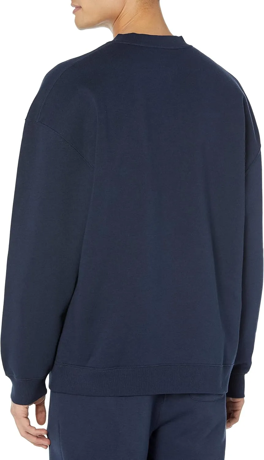 Amazon Essentials Men's Oversized-Fit Crewneck Sweatshirt (Available in Big & Tall)