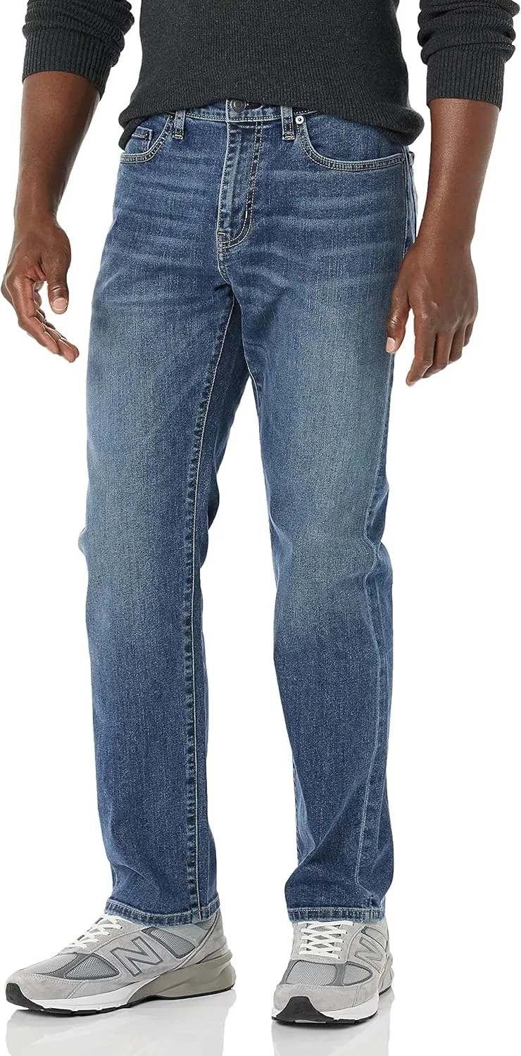 Amazon Essentials Men's Straight-Fit High Stretch Jean