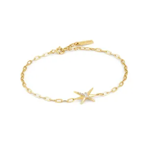 Ania Haie Gold Spike Chain Bracelet B053-01G