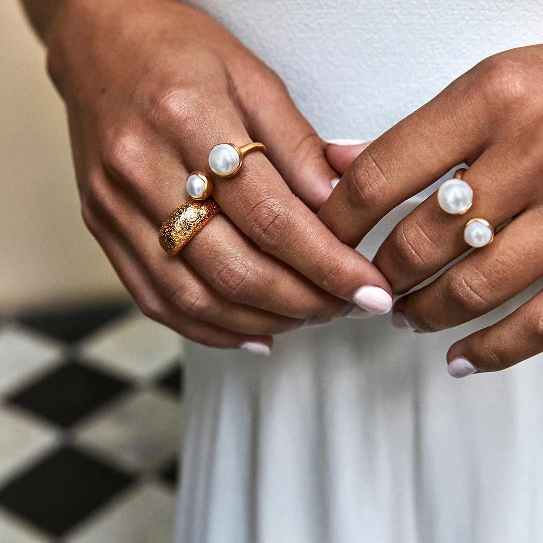 ANTIQUE GOLD DOME RING