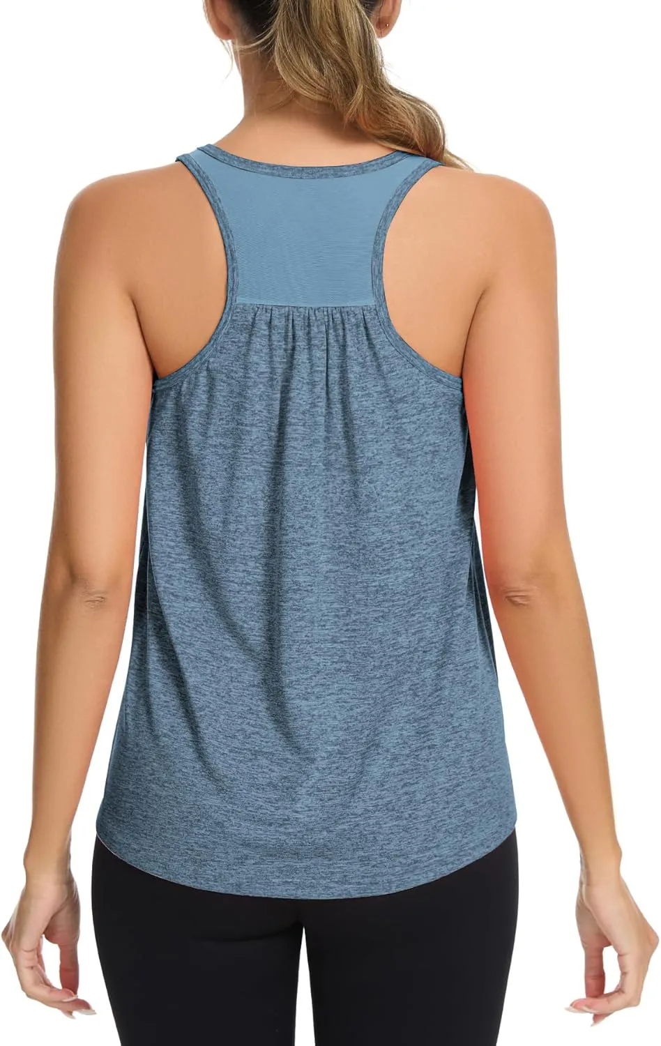ANYFITTING Built in Bra Tank Tops for Women Workout Loose Fit Yoga Camisoles