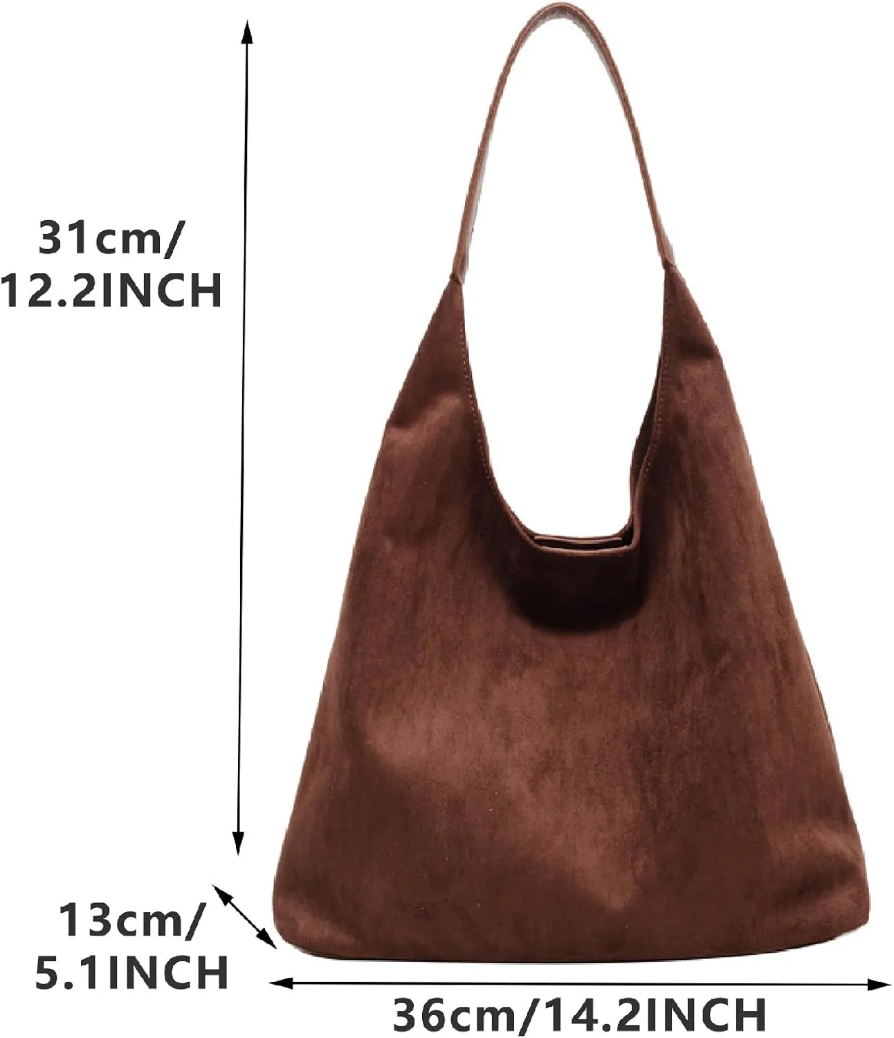 APLUSH Women Retro Shoulder Bag Large Capacity Soft Handbag Tote Bag Fashion Leisure Versatile Shoulder Bag Shopper Bag Travel Work Shopping Hobo Bag,Green,36 * 13 * 31cm