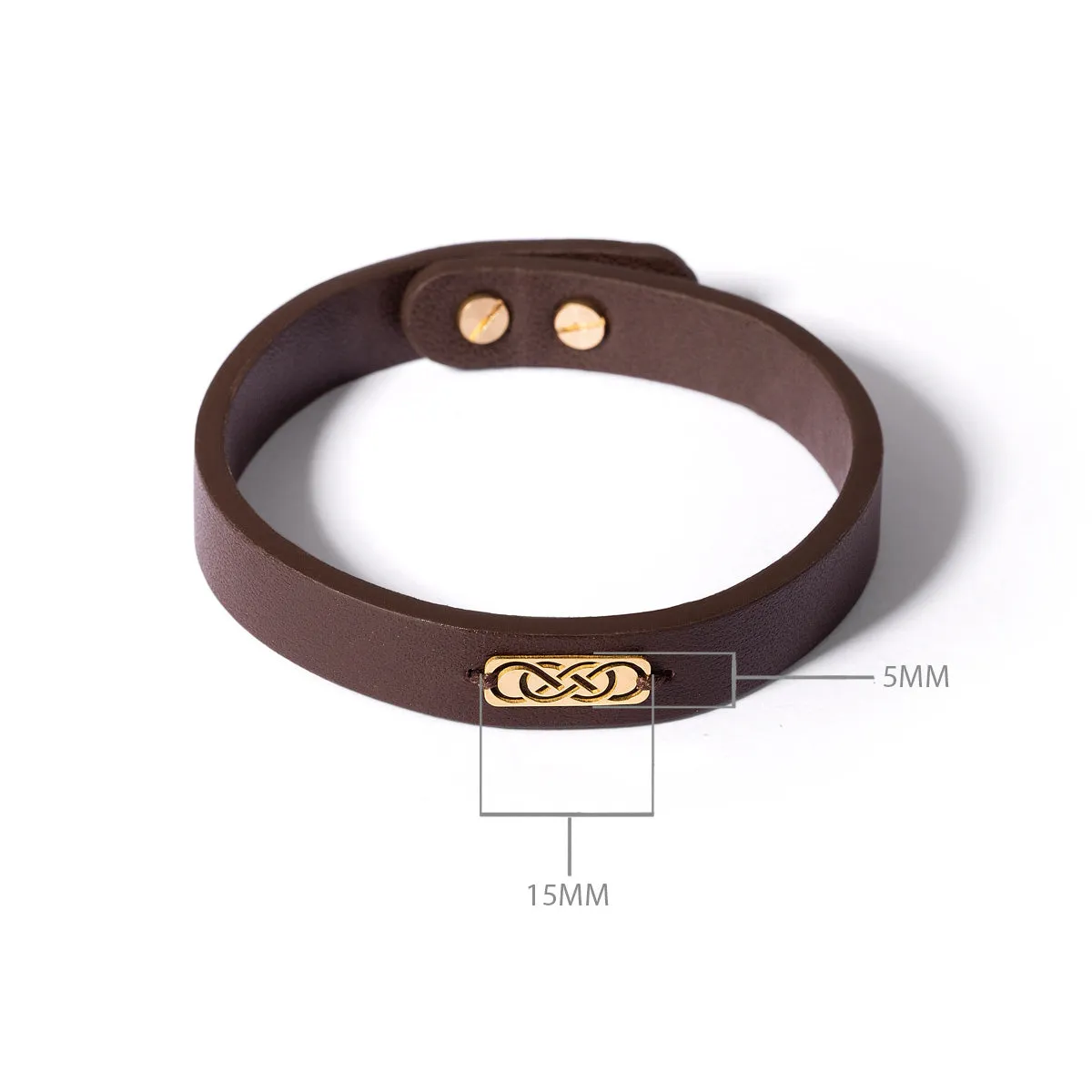 Artin Plate Leather Bracelet