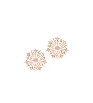 Aura bloom rose quartz