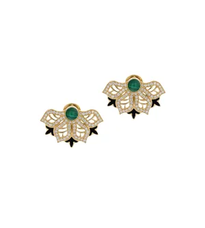 Aura Pave malachite S