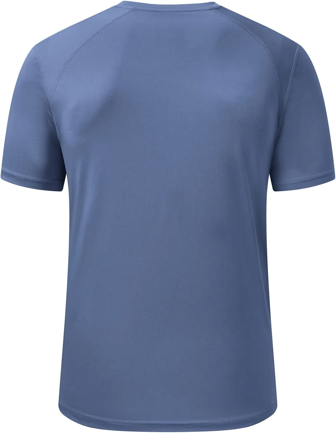BGOWATU Men's UPF 50  Short Sleeve Swim Shirts Quick Dry Sun Protection Rash Guard Fishing Athletic T-Shirt