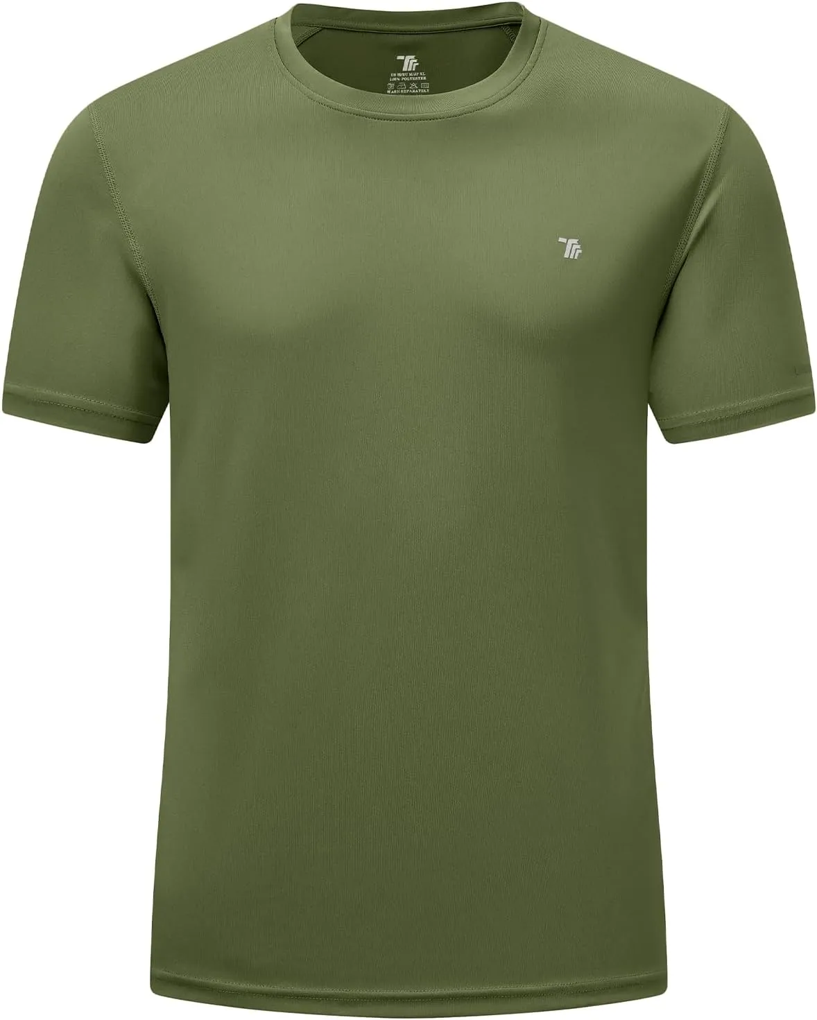 BGOWATU Men's UPF 50  Short Sleeve Swim Shirts Quick Dry Sun Protection Rash Guard Fishing Athletic T-Shirt