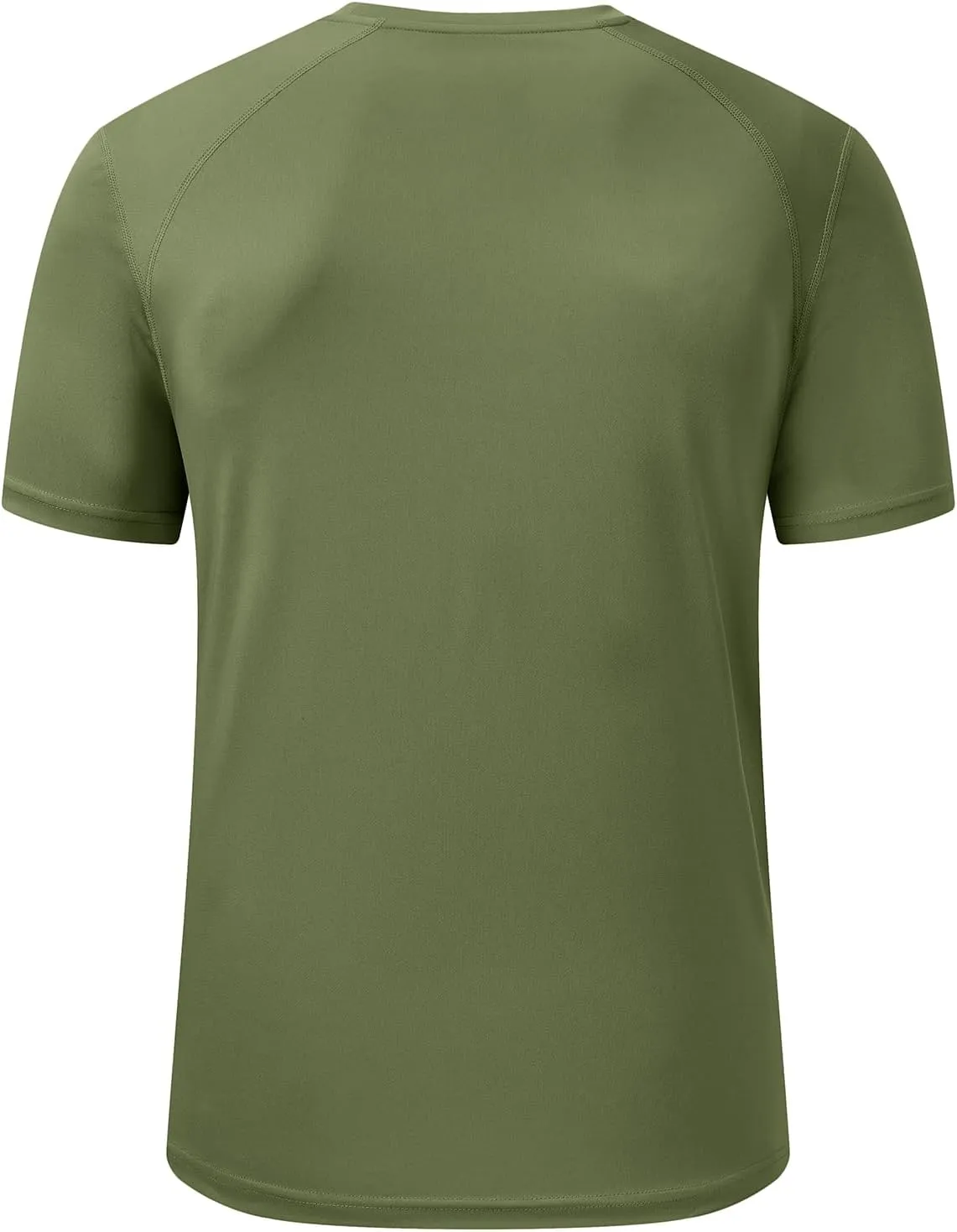 BGOWATU Men's UPF 50  Short Sleeve Swim Shirts Quick Dry Sun Protection Rash Guard Fishing Athletic T-Shirt