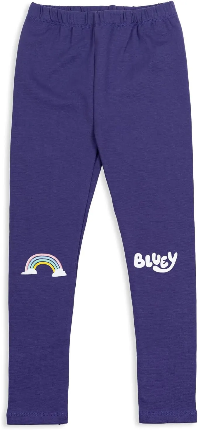Bluey Bingo Girls T-Shirt Leggings and Scrunchie 3 Piece Outfit Set Toddler to Little Kid