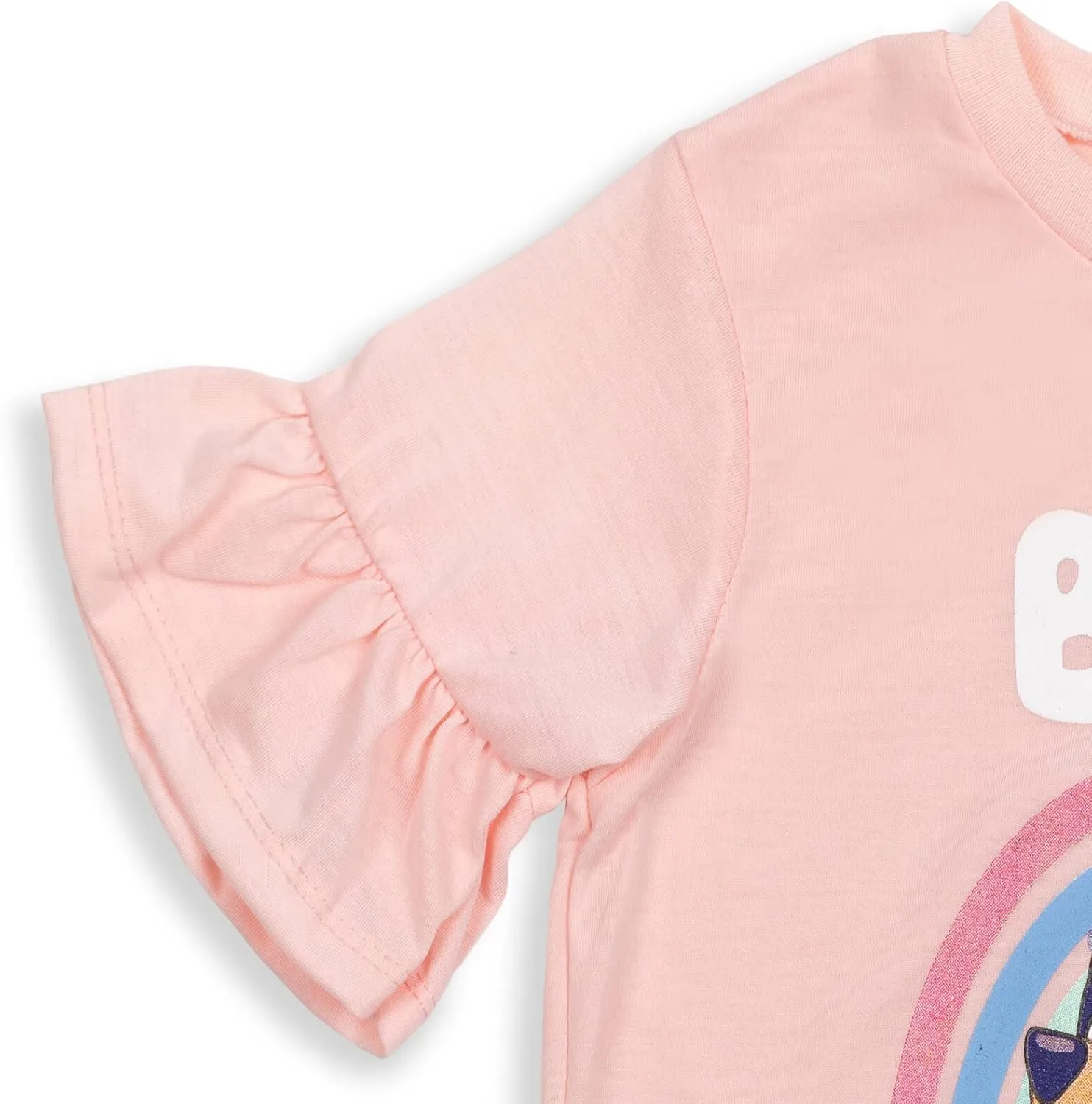 Bluey Bingo Girls T-Shirt Leggings and Scrunchie 3 Piece Outfit Set Toddler to Little Kid