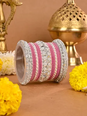 Blush Royale Rose Silver Chooda