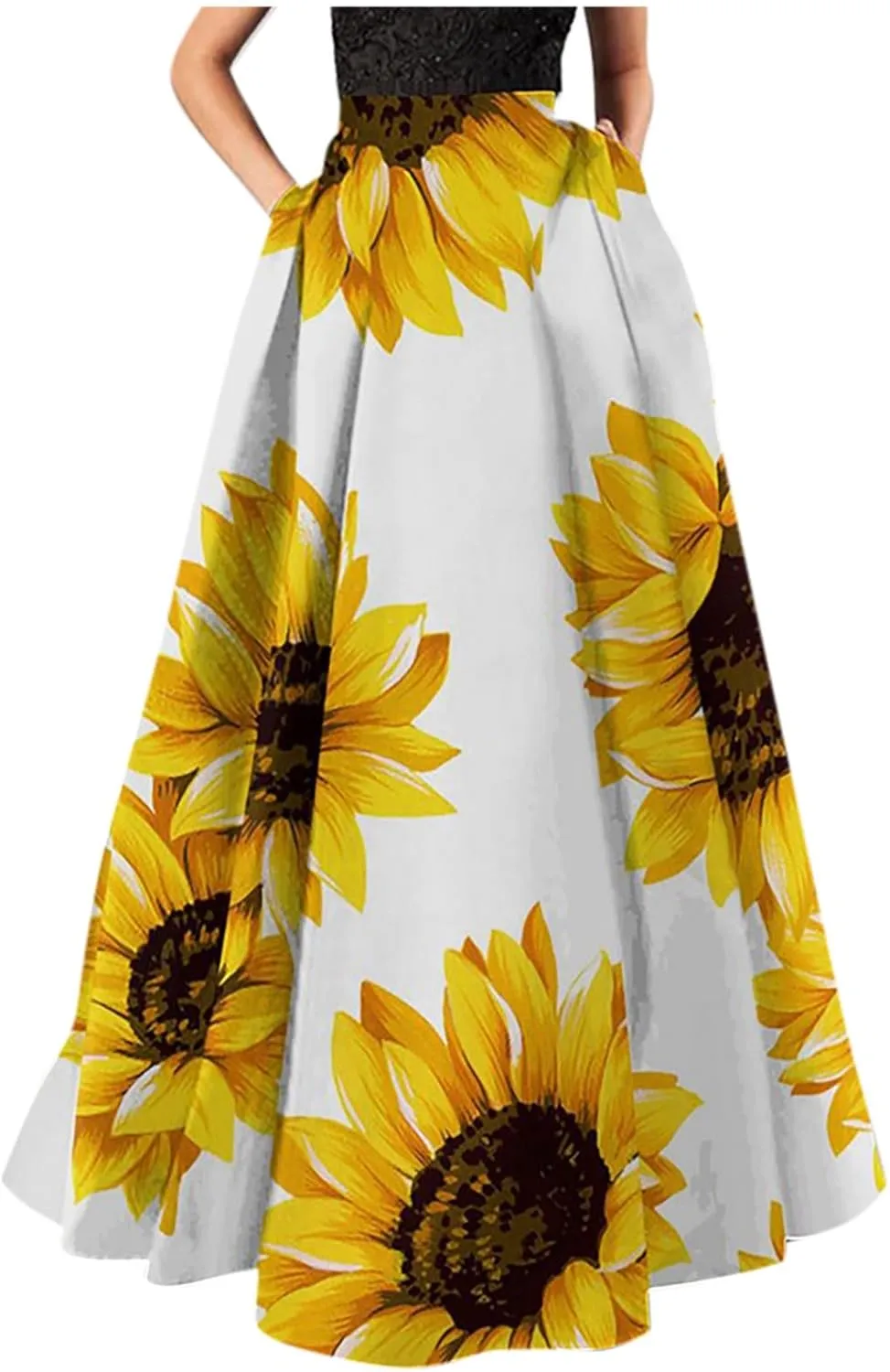 Boho Hawaiian High Cut Tropical Beach Formal Vacation for Women Floral Maxi Long Loose Fit Skorts Women 2025