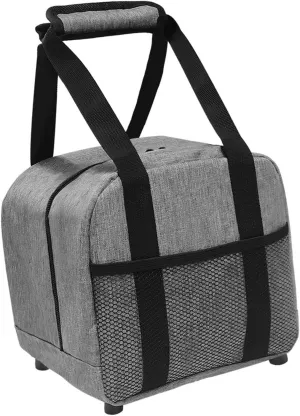 Bowling Bag, Wear Resistant Portable Single Bowling Tote Case with Ball Holder Pad for Outdoor Sports Gym