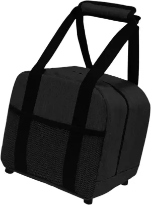 Bowling Ball Bag, Single Bowling Tote for Women Men, Black, 22 cmx22 cmx22 cm