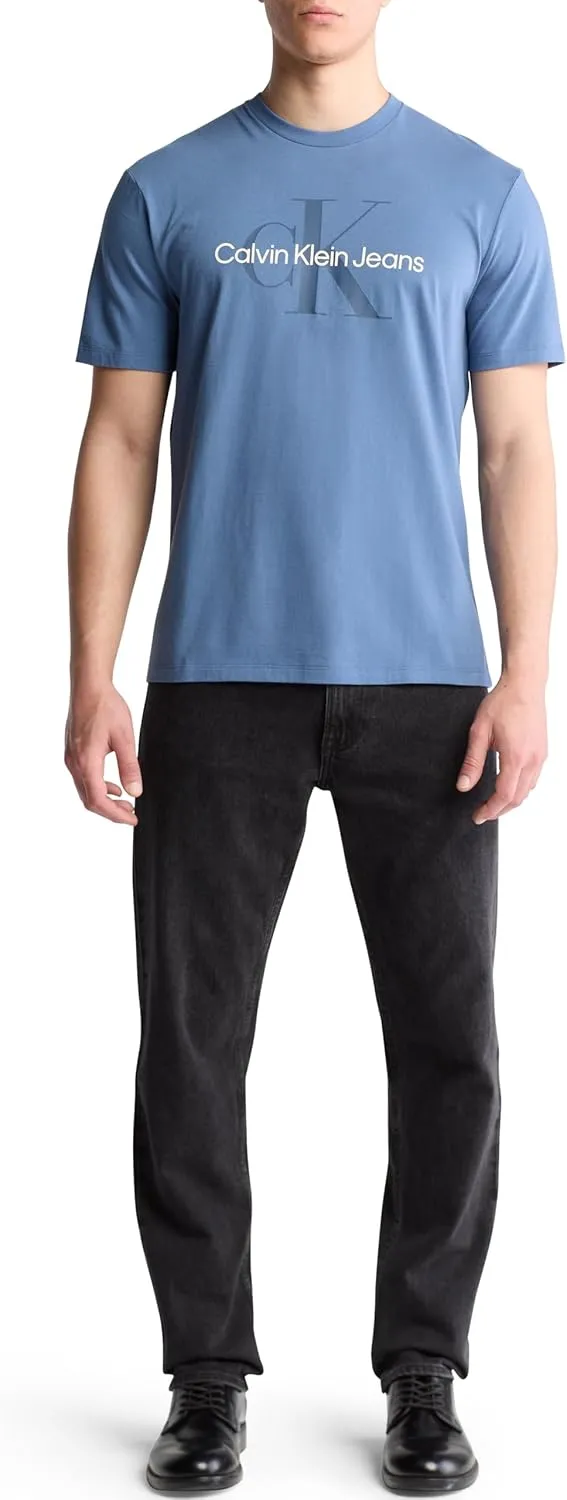 Calvin Klein Men's Monogram Logo Crewneck T-Shirt