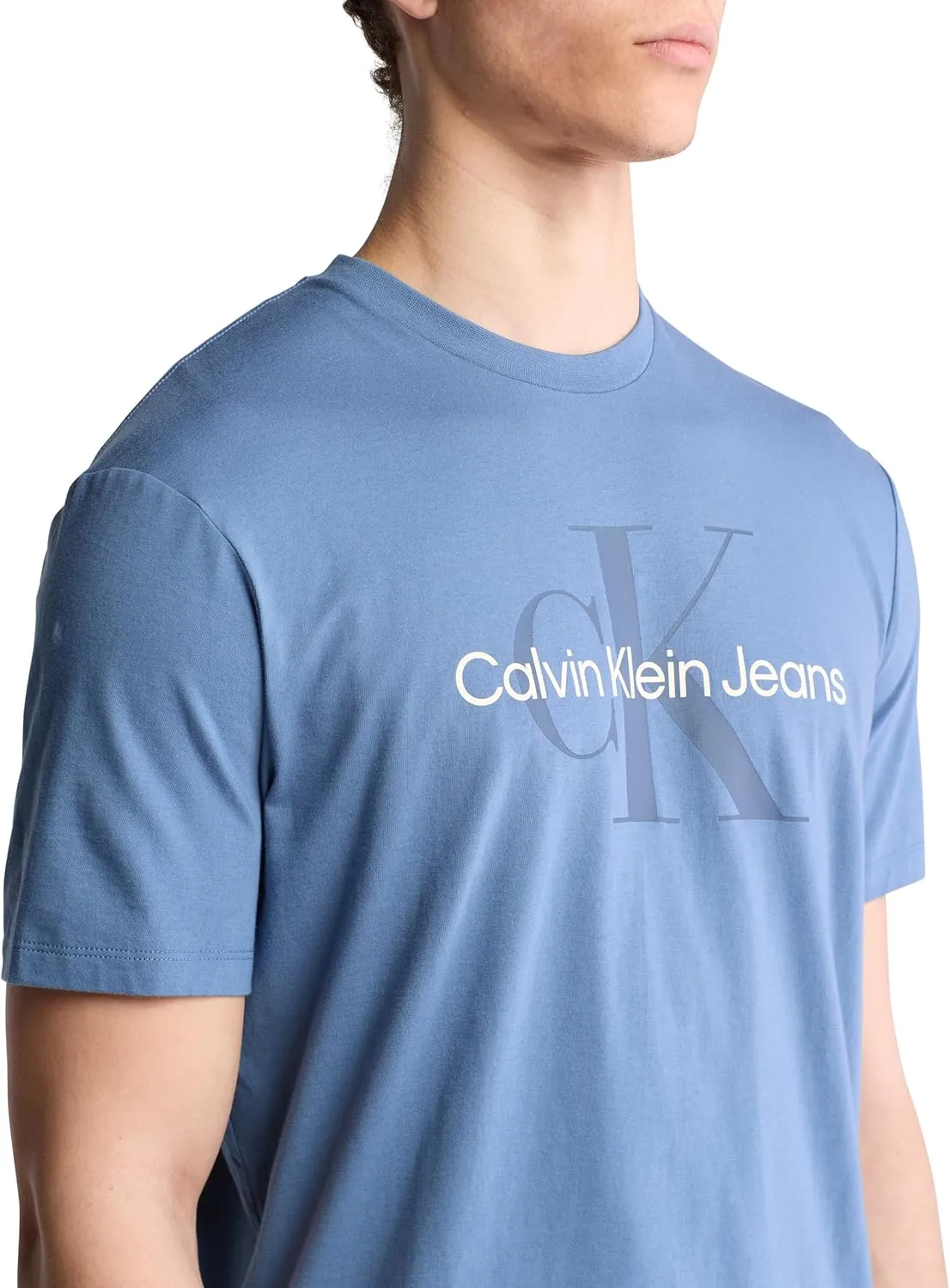Calvin Klein Men's Monogram Logo Crewneck T-Shirt