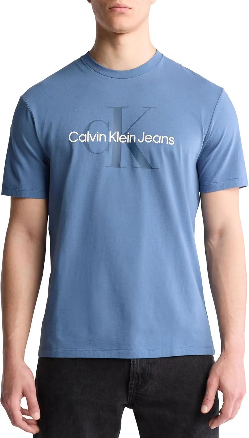 Calvin Klein Men's Monogram Logo Crewneck T-Shirt
