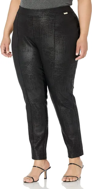 Calvin Klein Women's Plus Size Essential Power Stretch Ponte Legging