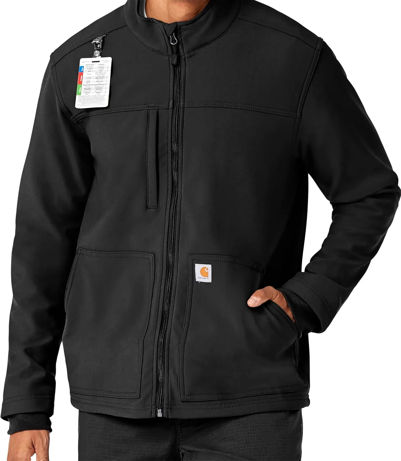 Carhartt Men's Rugged Flex Modern Fit Fluid Resistant Bonded Fleece Jacket