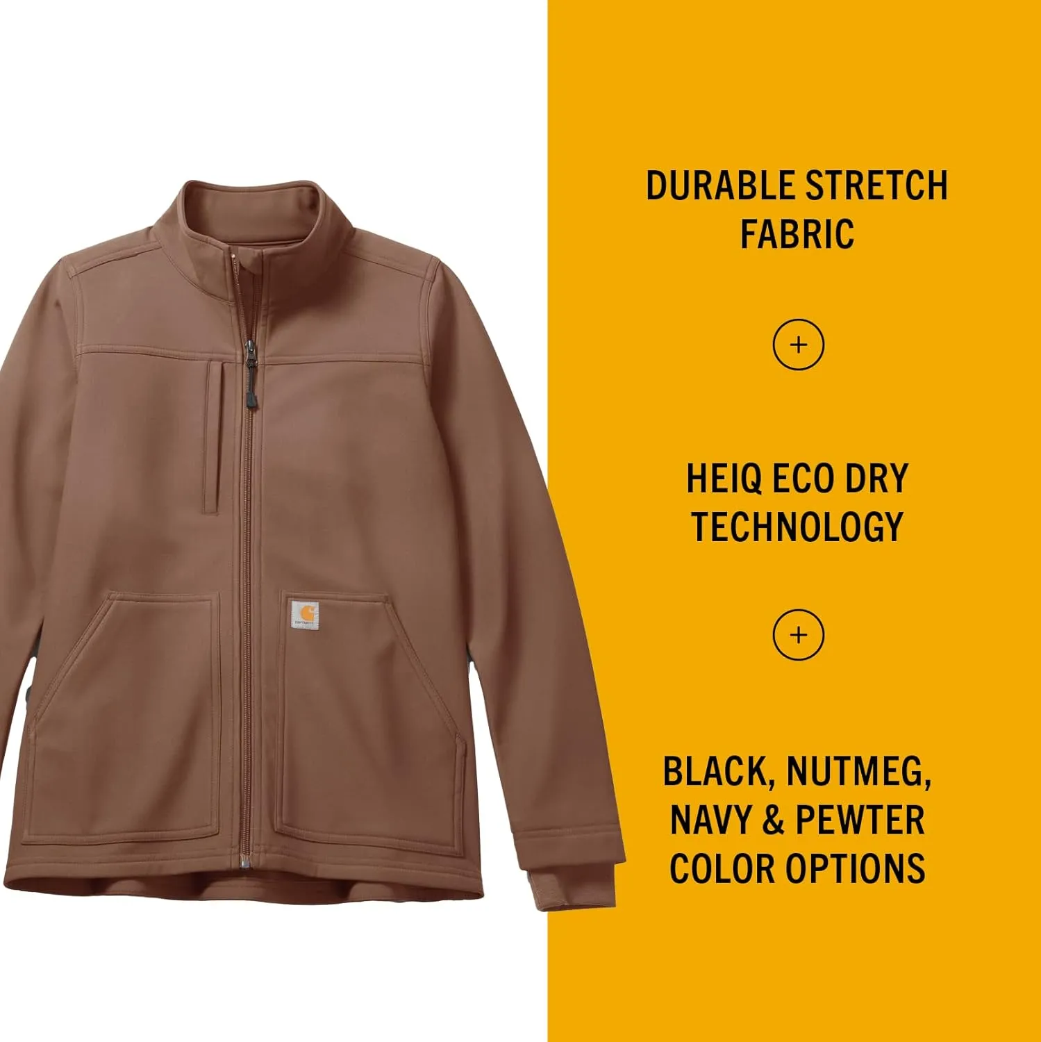 Carhartt Rugged Flex Scrubs for Women, Bonded Fleece Jacket