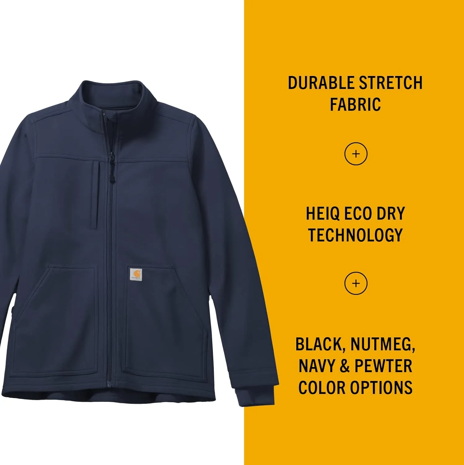 Carhartt Rugged Flex Scrubs for Women, Bonded Fleece Jacket
