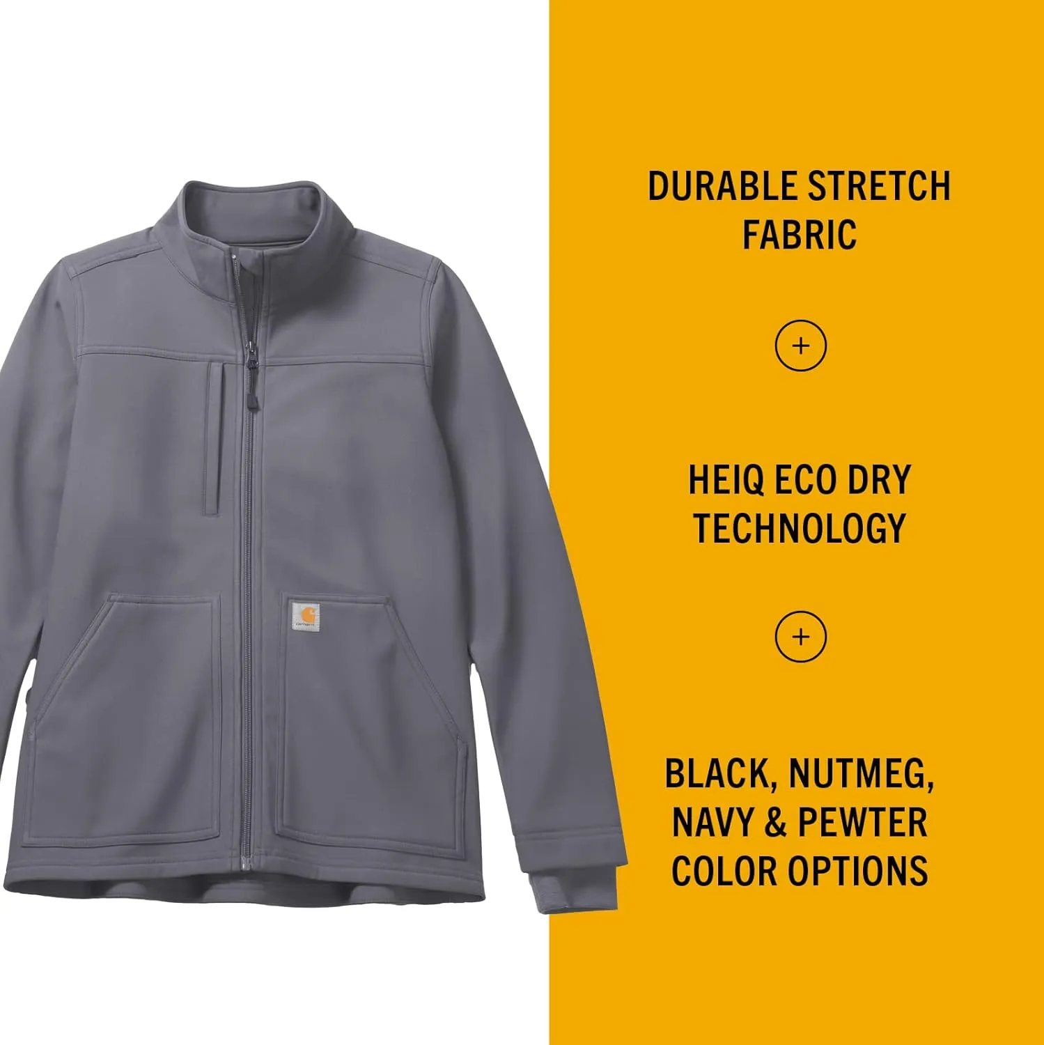 Carhartt Rugged Flex Scrubs for Women, Bonded Fleece Jacket