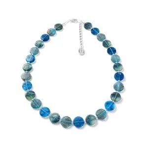 Carrie Elspeth Sea Green Pennies Full Necklace