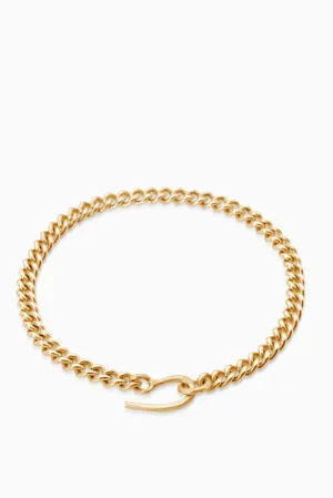 Chunky Curb Choker | Gold
