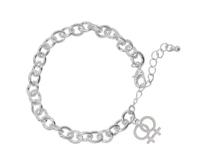 Chunky Same Sex Female Symbol Bracelets