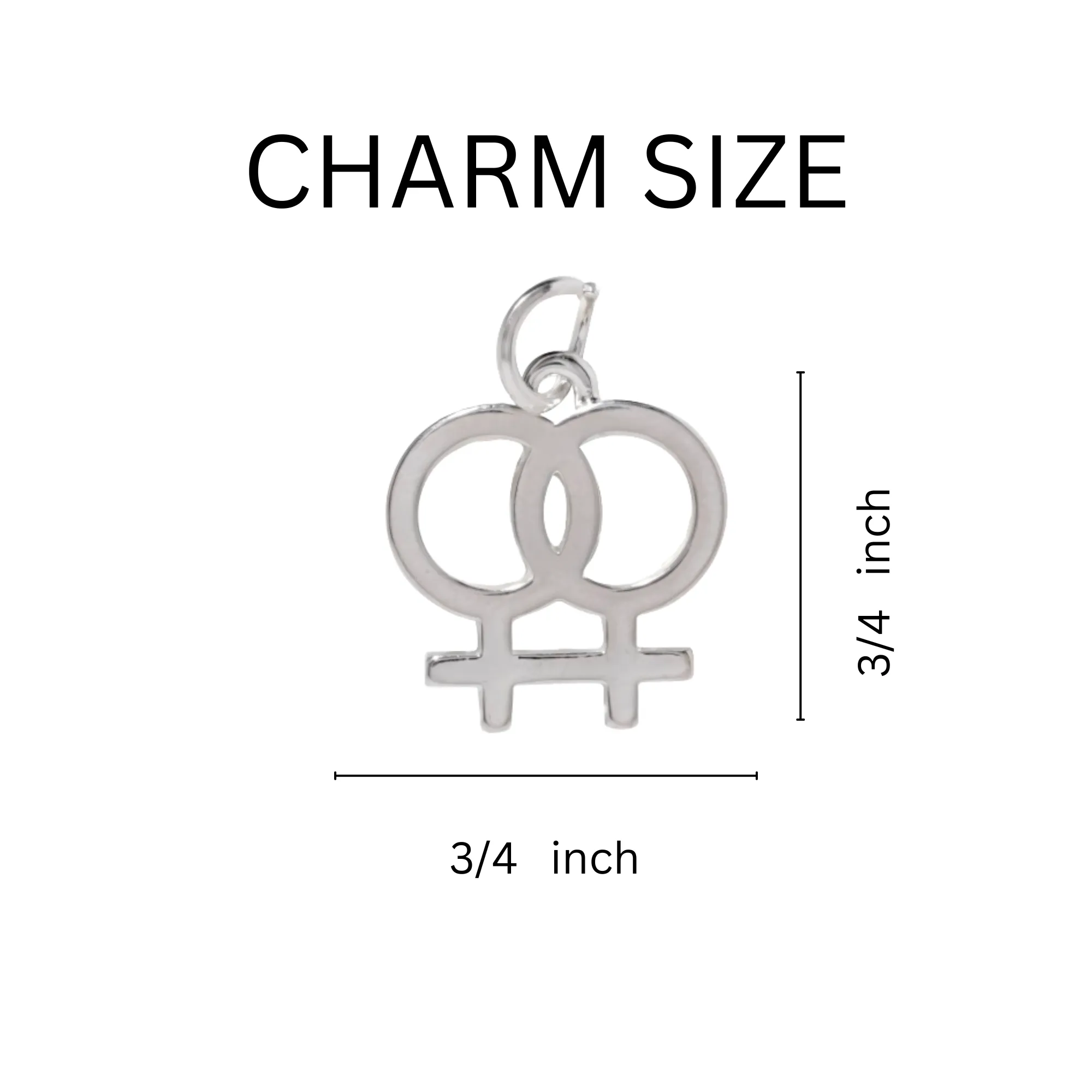 Chunky Same Sex Female Symbol Bracelets
