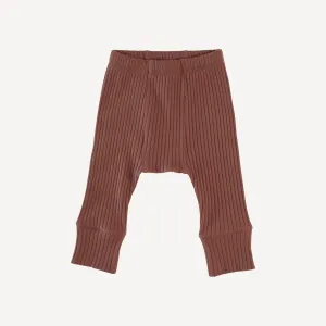 classic panda pant | tortoise | organic cotton wide rib