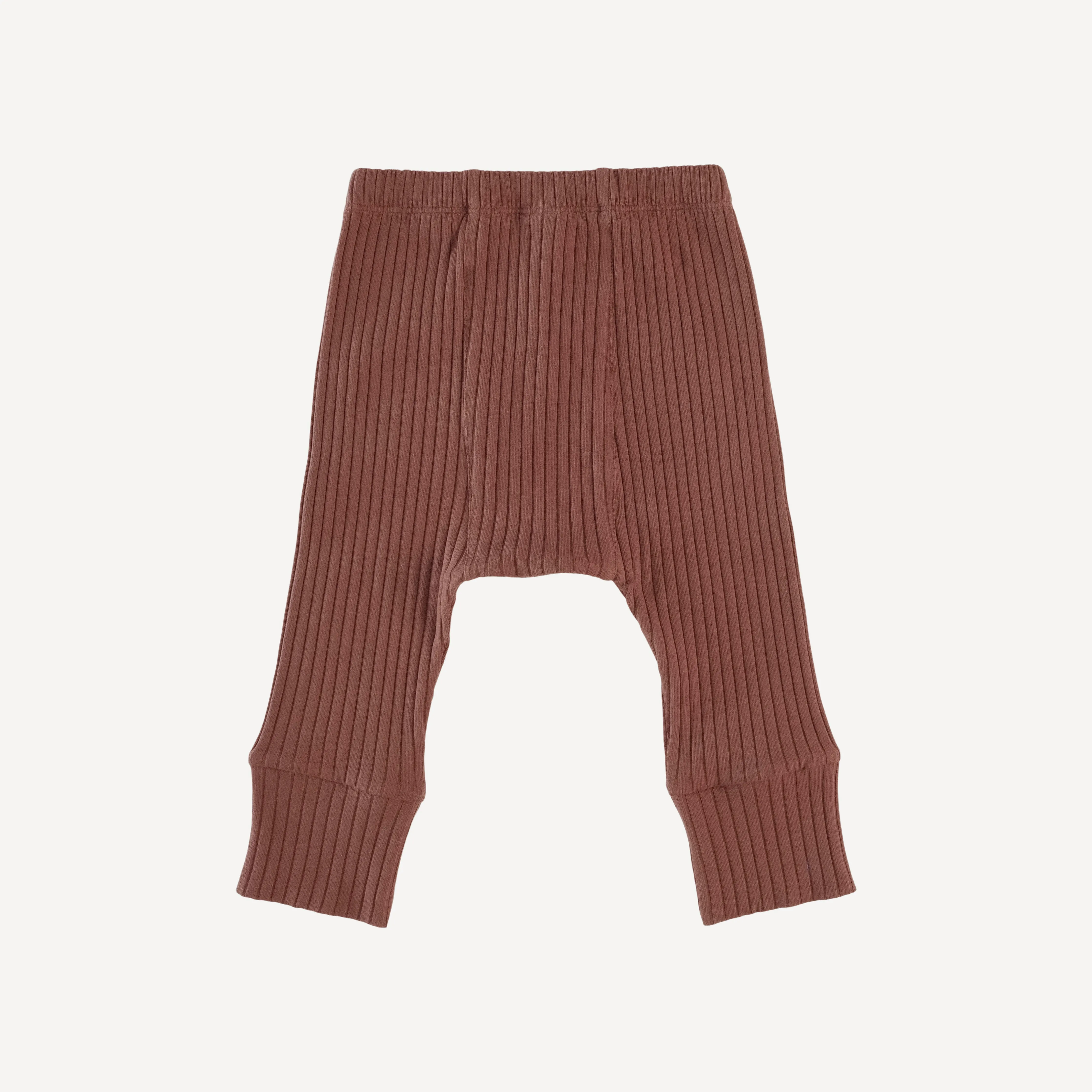 classic panda pant | tortoise | organic cotton wide rib