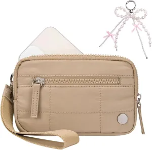 Convely Essential Wristlet, Convely Wristlet, Wristlet Wallets for Women, with 3 Zipper Purse