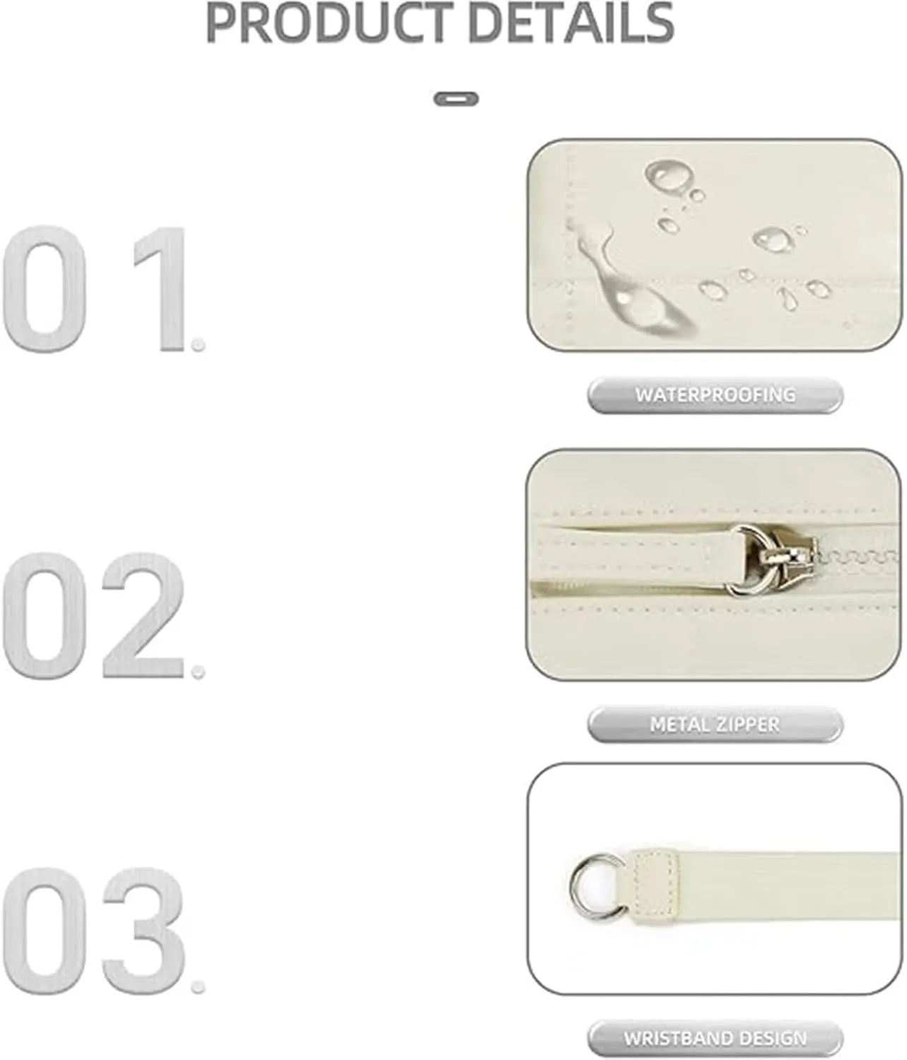 Convely Wristlet, Convely Essential Wallet Wristlet, Women's Wrist Wallet with Three Zippers