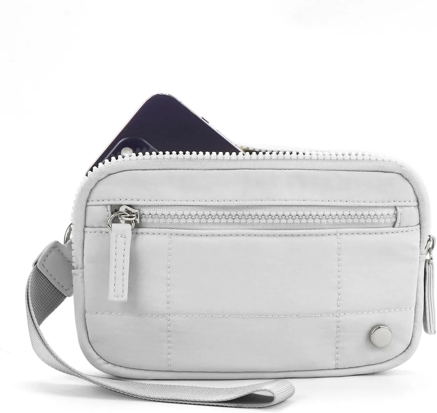 Convely Wristlet, Convely Essential Wallet Wristlet, Women's Wrist Wallet with Three Zippers