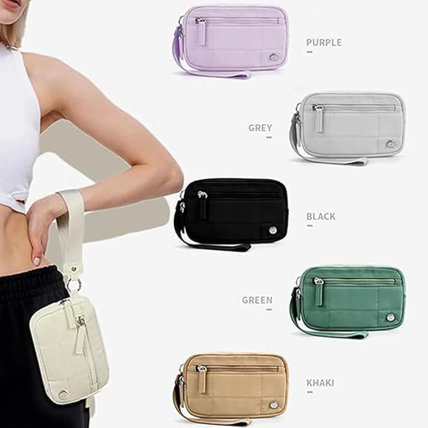 Convely Wristlet Wallets, Convely Wristlet, Convely Essential Wallet, Iris' Wallet with 3 Zipper