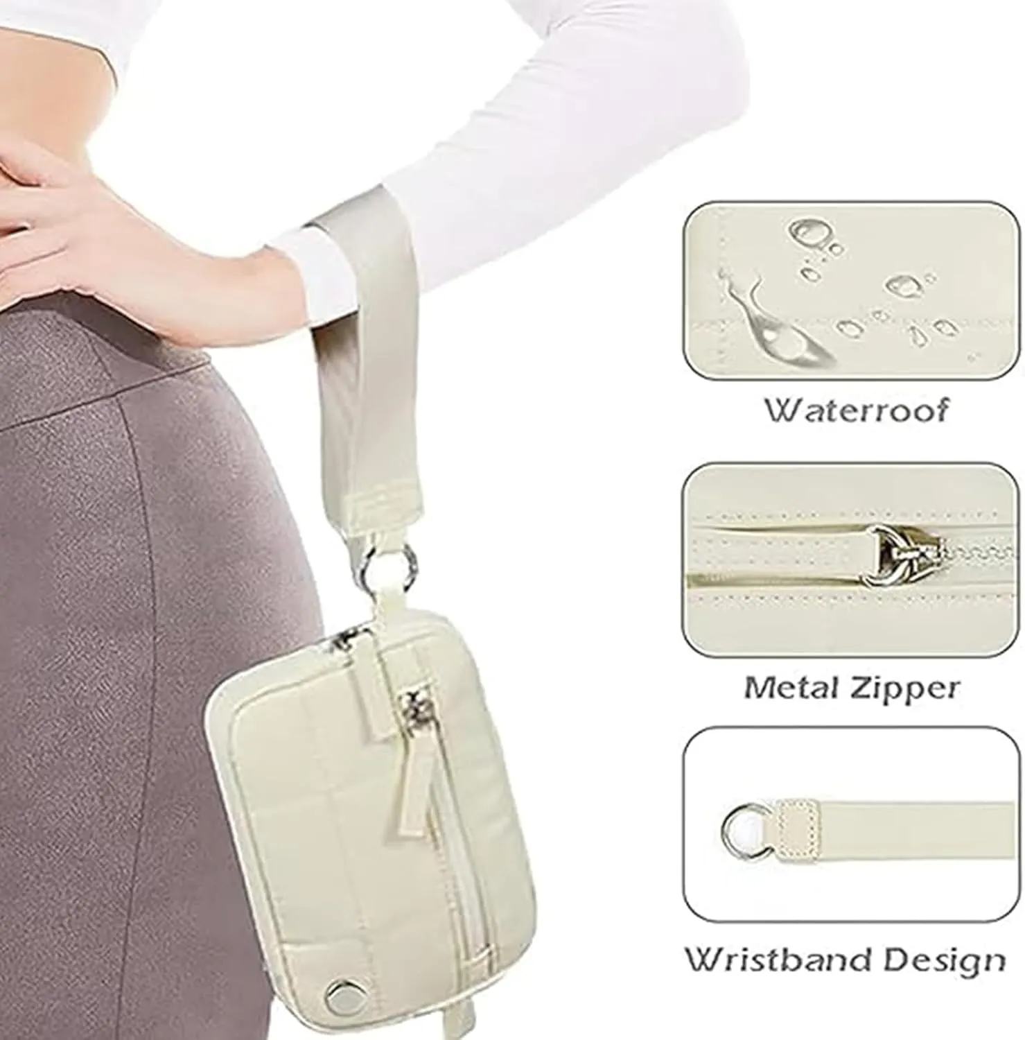 Convely Wristlet Wallets, Convely Wristlet, Convely Essential Wallet, Iris' Wallet with 3 Zipper