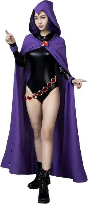 CosFantasy Rachel Cosplay Jumpsuit Costume with Belt Cloak Mp004071