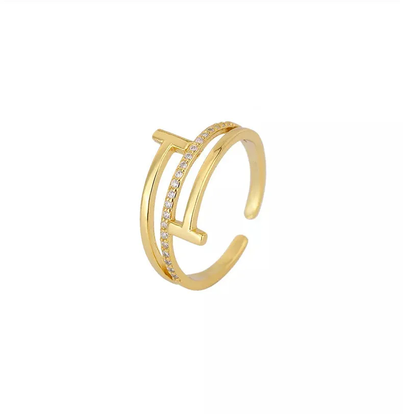 Custom Engravable Matching Couple Rings Set