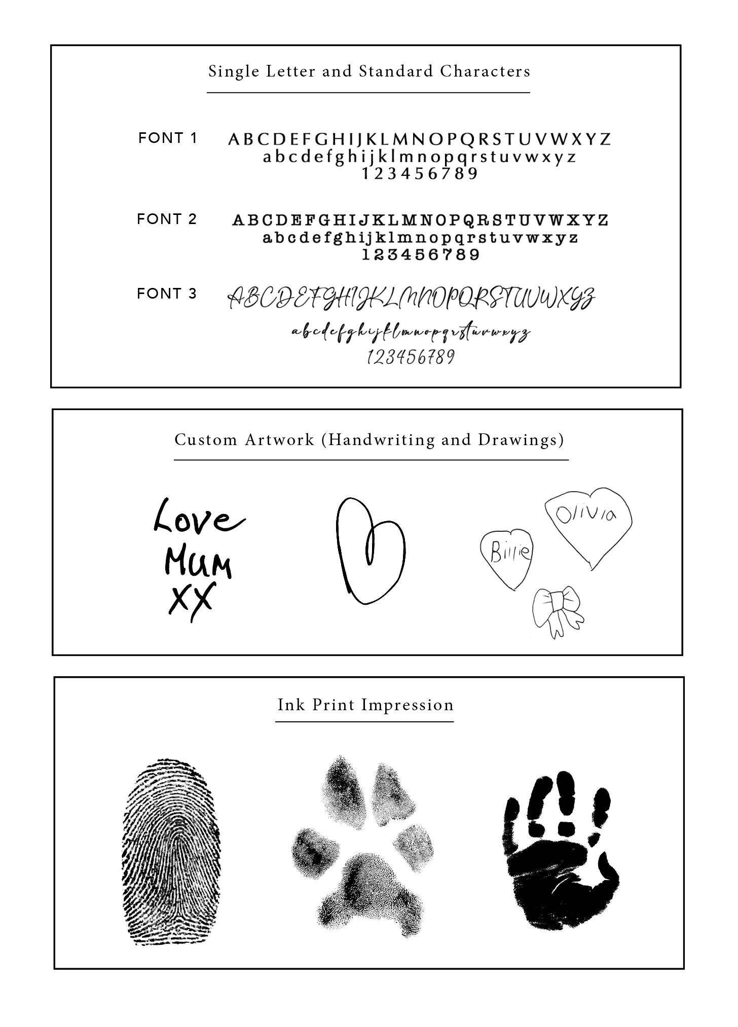 Custom Organic Tag Wide | White Gold