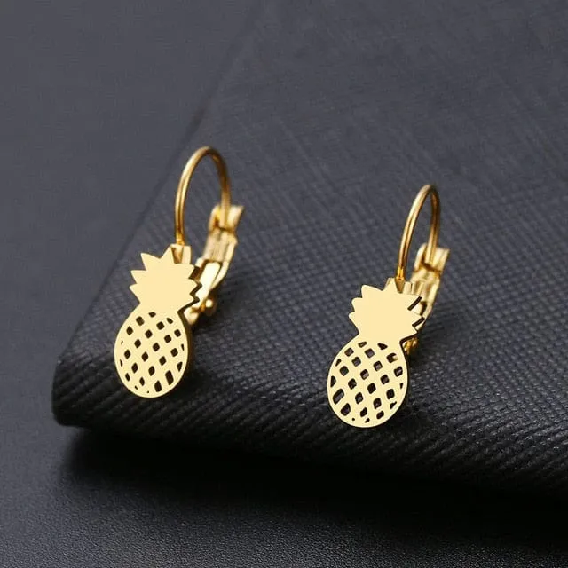 Dainty drop Stainless lever back Earrings - 6 Styles