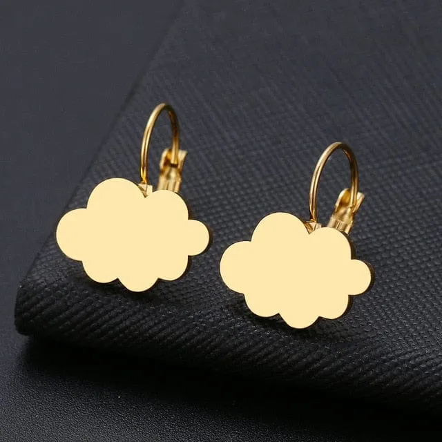 Dainty drop Stainless lever back Earrings - 6 Styles