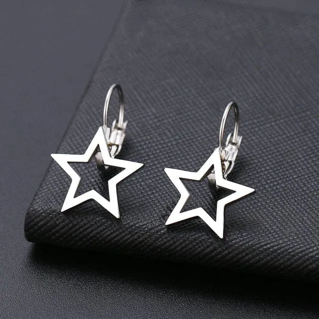 Dainty drop Stainless lever back Earrings - 6 Styles
