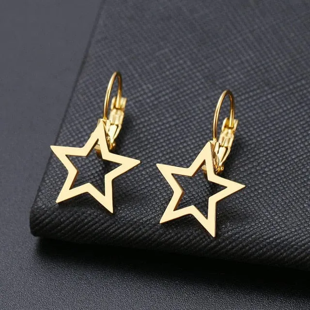 Dainty drop Stainless lever back Earrings - 6 Styles
