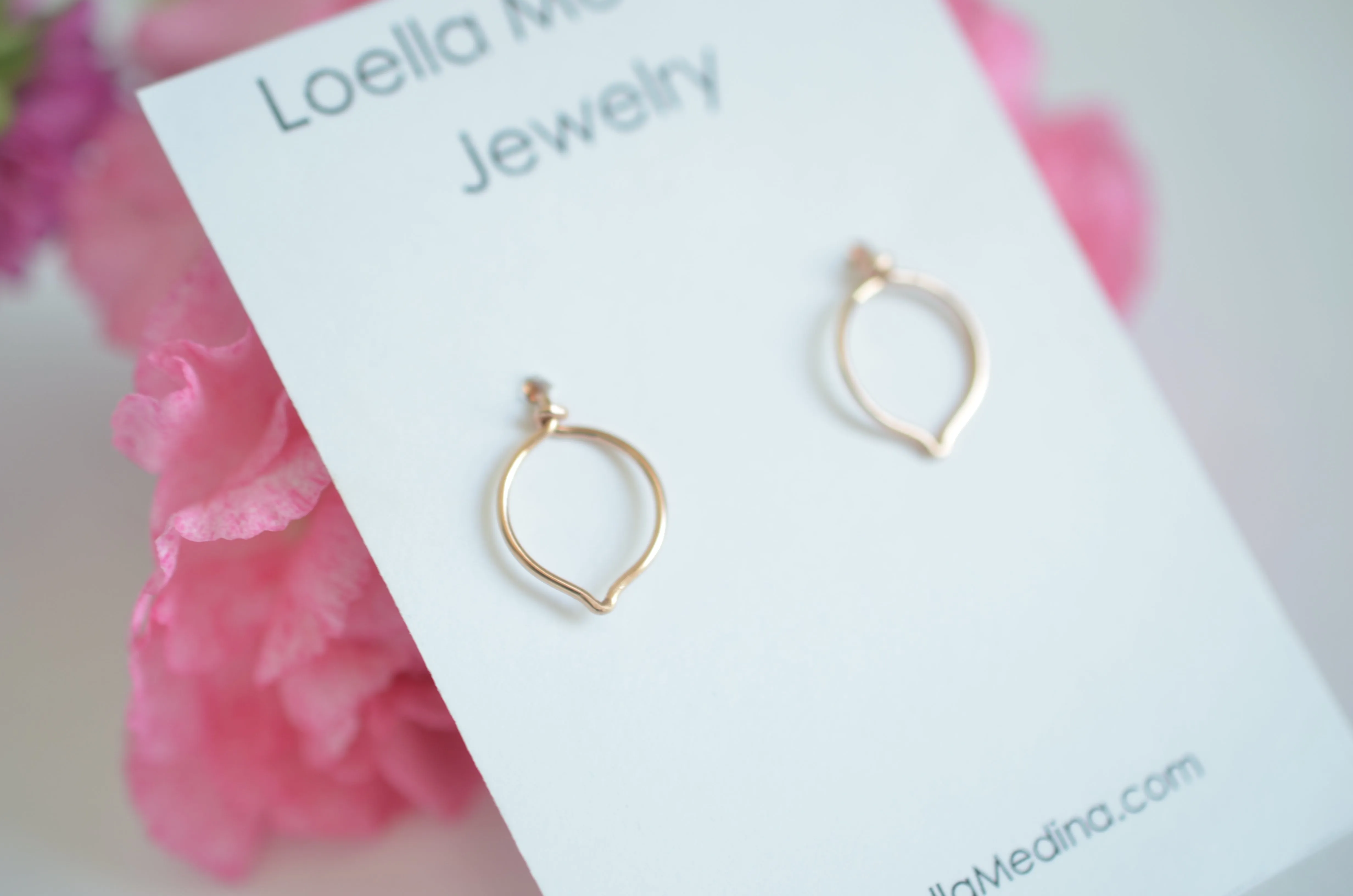 Daisy - 14k Rose Gold Filled Post Earrings