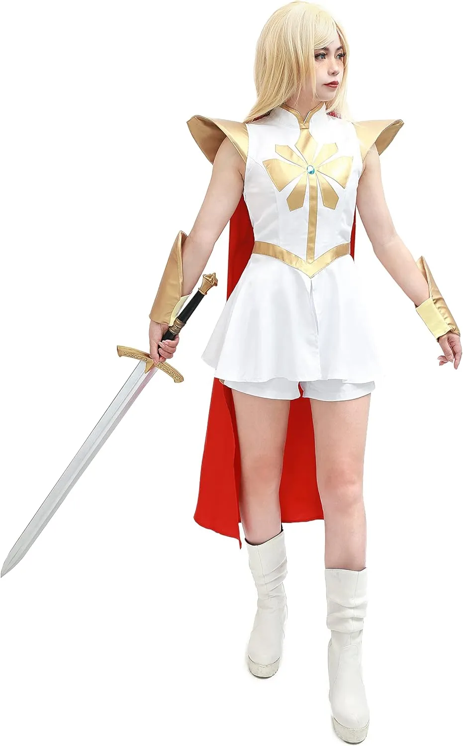 DAZCOS Womens Uniform Dress Cosplay Costume With Cloak for Halloween Christmas