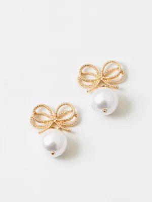 Delicate Bow Earring